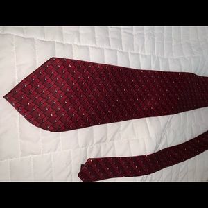 Red white blue tie